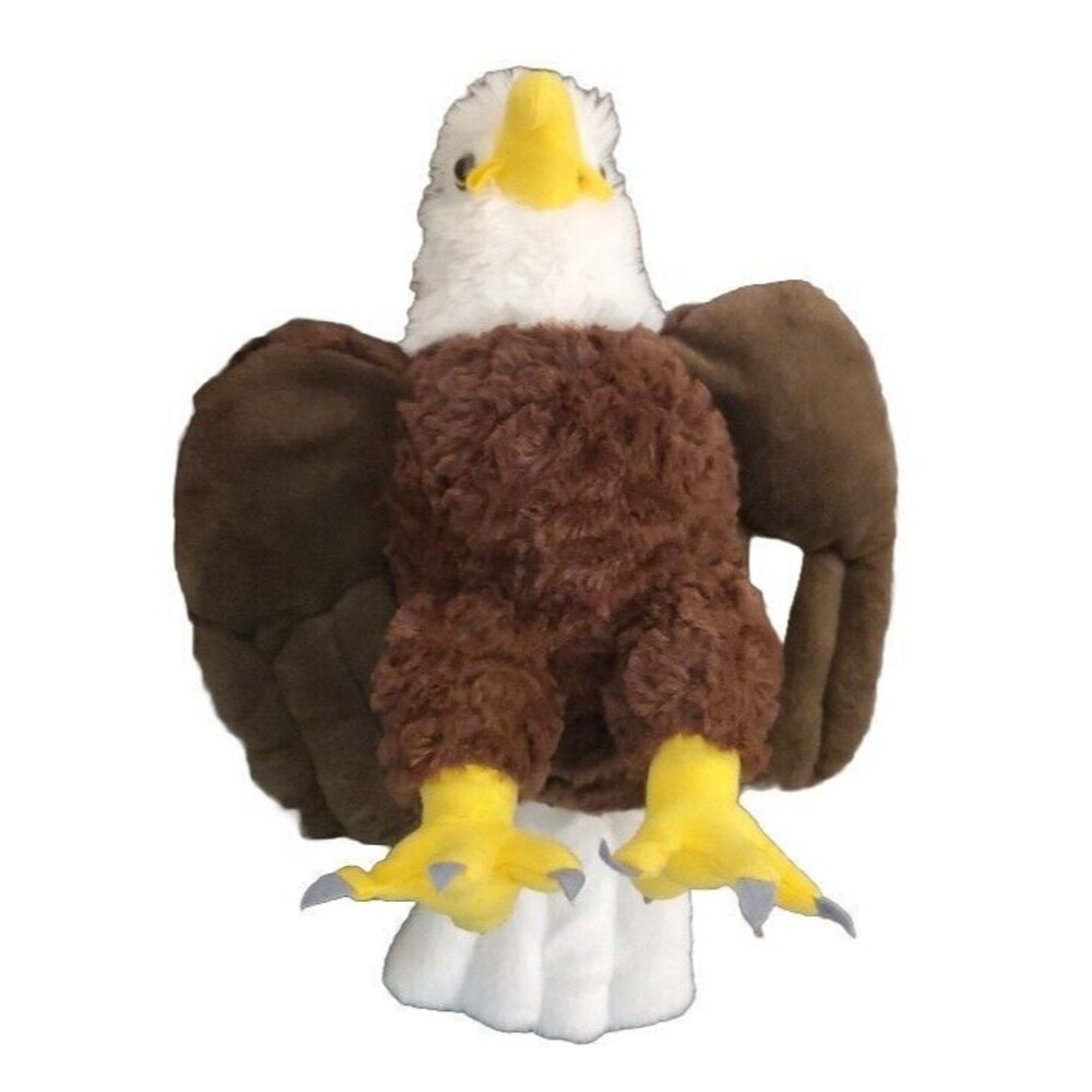 Wild Republic Bald Eagle Plush Stuffed Animal Bird Prey 12" Realistic